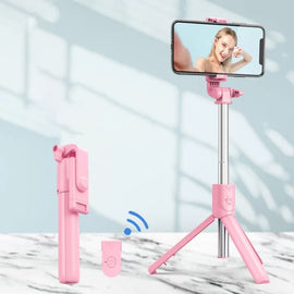 R1 Multifunctional Bluetooth Tripod Selfie Stick