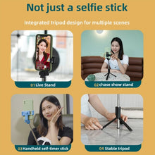 Load image into Gallery viewer, R1 Multifunctional Bluetooth Tripod Selfie Stick