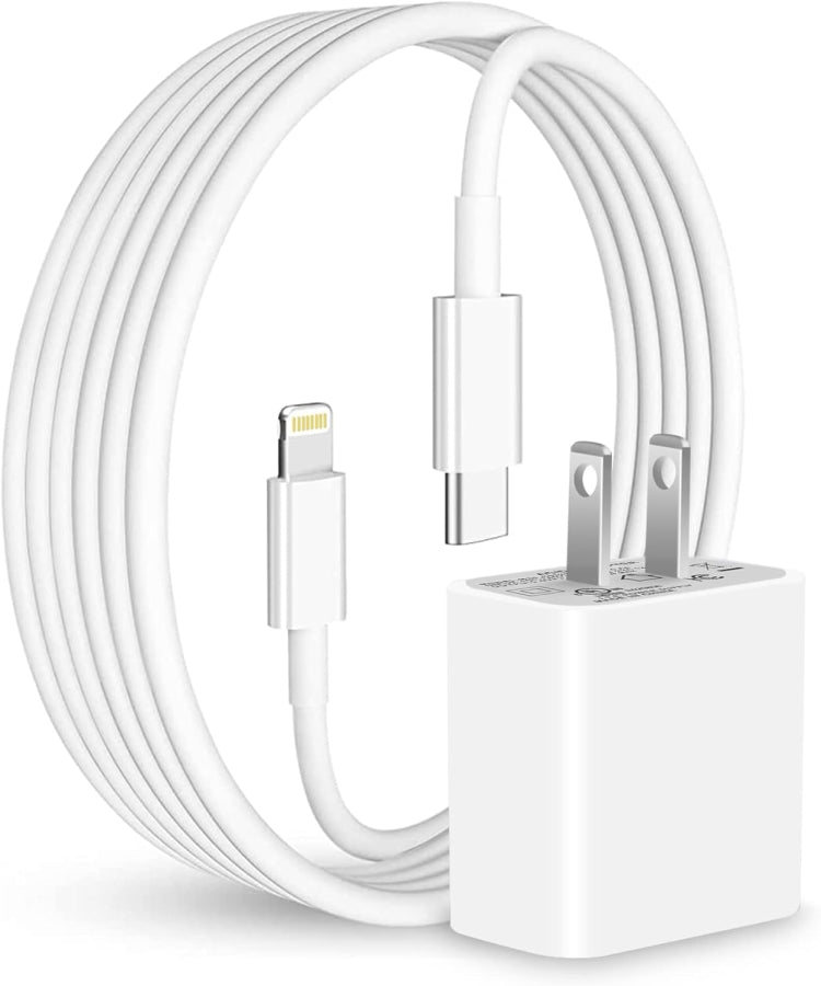 USB-C / Type-C to 8 Pin 20W PD Fast Charging Cable Charger Kit for iPhone