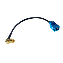 Load image into Gallery viewer, 20cm SMA Female Elbow to Fakra Z Female Connector Adapter RG174 Cable, SMA Female Elbow to Fakra Z Female