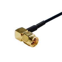 Load image into Gallery viewer, 20cm SMA Female Elbow to Fakra Z Female Connector Adapter RG174 Cable, SMA Female Elbow to Fakra Z Female