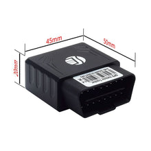 Load image into Gallery viewer, TK306 2G OBD II Realtime Car Truck Vehicle Tracking GSM GPRS GPS Tracker, Support AGPS, TK306