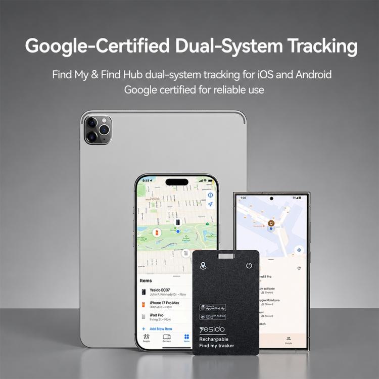 Yesido EC37 Findmy & Find Hub Dual System Anti-Loss Device