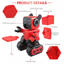 Load image into Gallery viewer, JJR/C R4 Cady Wile 2.4GHz Intelligent Remote Control Robo-advisor Money Management Robots Toy with Colorful LED Light, Remote Control Distance: 15m, Age Range: 8 Years Old Above