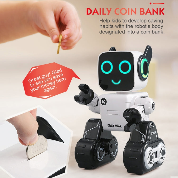 JJR/C R4 Cady Wile 2.4GHz Intelligent Remote Control Robo-advisor Money Management Robots Toy with Colorful LED Light, Remote Control Distance: 15m, Age Range: 8 Years Old Above