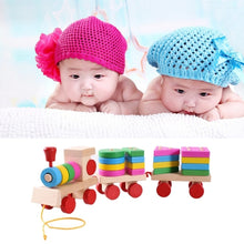 Load image into Gallery viewer, Wooden Train Shape Building Blocks Toy Baby Early Learning Training Toy