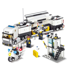 Load image into Gallery viewer, 6727 511 PCS Brick Blocks City Police Station Command Vehicle Building Bricks Plastic Blocks Toys, Age Range: 6 Years Old Above