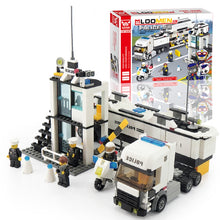 Load image into Gallery viewer, 6727 511 PCS Brick Blocks City Police Station Command Vehicle Building Bricks Plastic Blocks Toys, Age Range: 6 Years Old Above