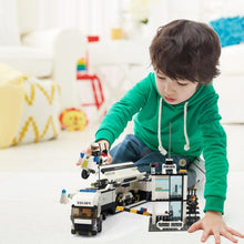 Load image into Gallery viewer, 6727 511 PCS Brick Blocks City Police Station Command Vehicle Building Bricks Plastic Blocks Toys, Age Range: 6 Years Old Above