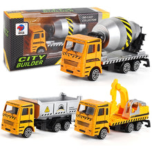 Load image into Gallery viewer, 3 PCS Model Car Toy Construction Engineering Vehicles, Random Style Delivery