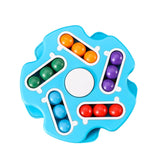 Double Sided Finger Magic Bean Cube Toy Children Intelligence Fingertip Spinning Top