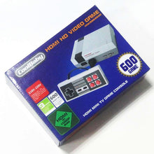 Load image into Gallery viewer, Retro Classic TV Mini HDMI HD Video Game Console, Built-in 600 Games, EU Plug, 600 Games(EU Plug), 600 Games(US Plug)