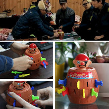 Load image into Gallery viewer, 2 PCS Tricky Toys The Pirates Uncle Insert Sword Barrel Table Game