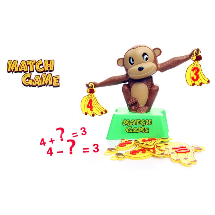 Monkey Banana Match Game Balance Scale Educational Toy for Children