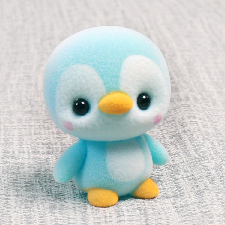 Little Cute PVC Flocking Animal Penguin Dolls Birthday Gift Kids Toy, Size: 4*4*5.5cm