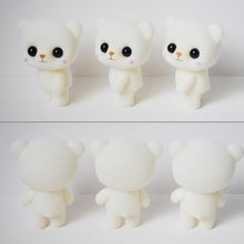 Load image into Gallery viewer, Little Cute PVC Flocking Animal Bear Dolls Creative Gift Kids Toy, Size: 5.5*3.8*6.3cm