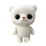 Little Cute PVC Flocking Animal Bear Dolls Creative Gift Kids Toy, Size: 5.5*3.8*6.3cm