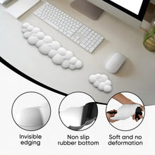 Load image into Gallery viewer, Cloud Wrist Rest Memory Foam Mouse Pad Office Desktop Wrist Brace