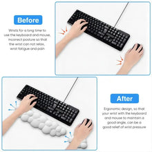 Load image into Gallery viewer, Cloud Wrist Rest Memory Foam Mouse Pad Office Desktop Wrist Brace