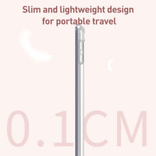 Load image into Gallery viewer, Silicone Airbag Transparent Flat Leather Case with Pen Slot