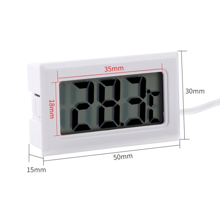 Mini LCD Indoor Digital Thermometer (Celsius Display), (Celsius Display) (White), (Celsius Display) (Black)