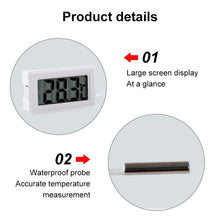 Load image into Gallery viewer, Mini LCD Indoor Digital Thermometer (Celsius Display), (Celsius Display) (Black), (Celsius Display) (White)