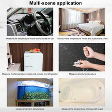 Load image into Gallery viewer, Mini LCD Indoor Digital Thermometer (Celsius Display), (Celsius Display) (Black), (Celsius Display) (White)
