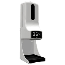 Load image into Gallery viewer, K9 Pro Handsfree Non-contact Body Light-sensitive Distance Sensor Thermometer + 1000ml Automatic Non-contact Liquid Soap Dispenser with Base Mount, K9 Pro