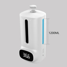 Load image into Gallery viewer, K9 Pro Plus Handsfree Non-contact Body Thermometer + 1000ml Automatic Non-contact Liquid Soap Dispenser with Base Mount, 15 Languages Voice Broadcast, K9 Pro Plus