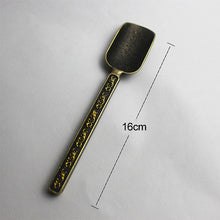 Load image into Gallery viewer, Copper-zinc Flower Pattern Tea Spoon Kungfu Teaism Accessories