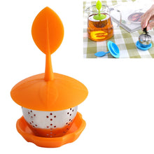 Load image into Gallery viewer, Stainless Steel Silicone Hanging Tea Bag Tea Strainers
