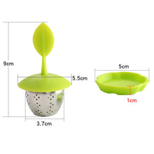Load image into Gallery viewer, Stainless Steel Silicone Hanging Tea Bag Tea Strainers