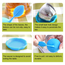 Load image into Gallery viewer, Stainless Steel Silicone Hanging Tea Bag Tea Strainers