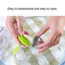 Load image into Gallery viewer, Stainless Steel Silicone Hanging Tea Bag Tea Strainers