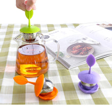 Load image into Gallery viewer, Stainless Steel Silicone Hanging Tea Bag Tea Strainers