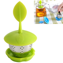 Load image into Gallery viewer, Stainless Steel Silicone Hanging Tea Bag Tea Strainers