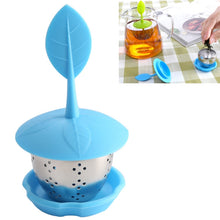 Load image into Gallery viewer, Stainless Steel Silicone Hanging Tea Bag Tea Strainers