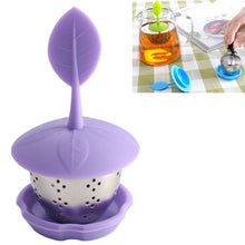Load image into Gallery viewer, Stainless Steel Silicone Hanging Tea Bag Tea Strainers