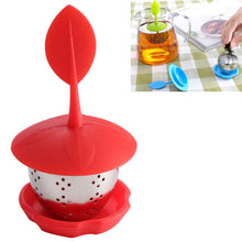 Load image into Gallery viewer, Stainless Steel Silicone Hanging Tea Bag Tea Strainers