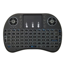 Load image into Gallery viewer, Support Language: French i8 Air Mouse Wireless Backlit Keyboard with Touchpad for Android TV Box &amp; Smart TV &amp; PC Tablet &amp; Xbox360 &amp; PS3 &amp; HTPC/IPTV, French