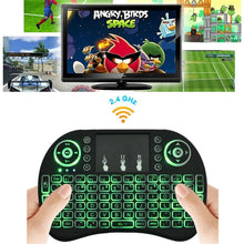 Load image into Gallery viewer, Support Language: Italy i8 Air Mouse Wireless Backlight Keyboard with Touchpad for Android TV Box &amp; Smart TV &amp; PC Tablet &amp; Xbox360 &amp; PS3 &amp; HTPC/IPTV, Italy