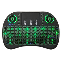 Load image into Gallery viewer, Support Language: English i8 Air Mouse Wireless Backlight Keyboard with Touchpad for Android TV Box &amp; Smart TV &amp; PC Tablet &amp; Xbox360 &amp; PS3 &amp; HTPC/IPTV, English