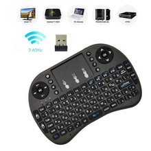 Load image into Gallery viewer, Support Language: Russian i8 Air Mouse Wireless Keyboard with Touchpad for Android TV Box &amp; Smart TV &amp; PC Tablet &amp; Xbox360 &amp; PS3 &amp; HTPC/IPTV