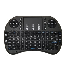 Load image into Gallery viewer, Support Language: Spanish i8 Air Mouse Wireless Keyboard with Touchpad for Android TV Box &amp; Smart TV &amp; PC Tablet &amp; Xbox360 &amp; PS3 &amp; HTPC/IPTV, Spanish