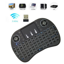 Load image into Gallery viewer, Support Language: Spanish i8 Air Mouse Wireless Keyboard with Touchpad for Android TV Box &amp; Smart TV &amp; PC Tablet &amp; Xbox360 &amp; PS3 &amp; HTPC/IPTV, Spanish