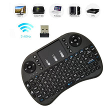 Load image into Gallery viewer, Support Language: English i8 Air Mouse Wireless Keyboard with Touchpad for Android TV Box &amp; Smart TV &amp; PC Tablet &amp; Xbox360 &amp; PS3 &amp; HTPC/IPTV, English