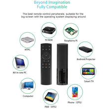 Load image into Gallery viewer, G20S 2.4G Air Mouse Remote Control with Fidelity Voice Input &amp; IR Learning &amp; 6-axis Gyroscope for PC &amp; Android TV Box &amp; Laptop &amp; Projector, G20S