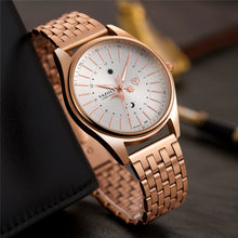 Load image into Gallery viewer, YAZOLE 368 Men Fashion Business Steel Strap Band Quartz Wrist Watch, Luminous Points