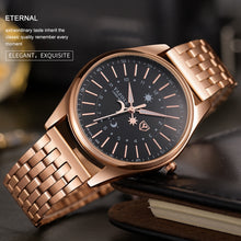 Load image into Gallery viewer, YAZOLE 368 Men Fashion Business Steel Strap Band Quartz Wrist Watch, Luminous Points