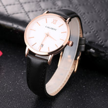Load image into Gallery viewer, CAGARNY 6879 Fashion imported Quartz Wrist Watch with Leather Band